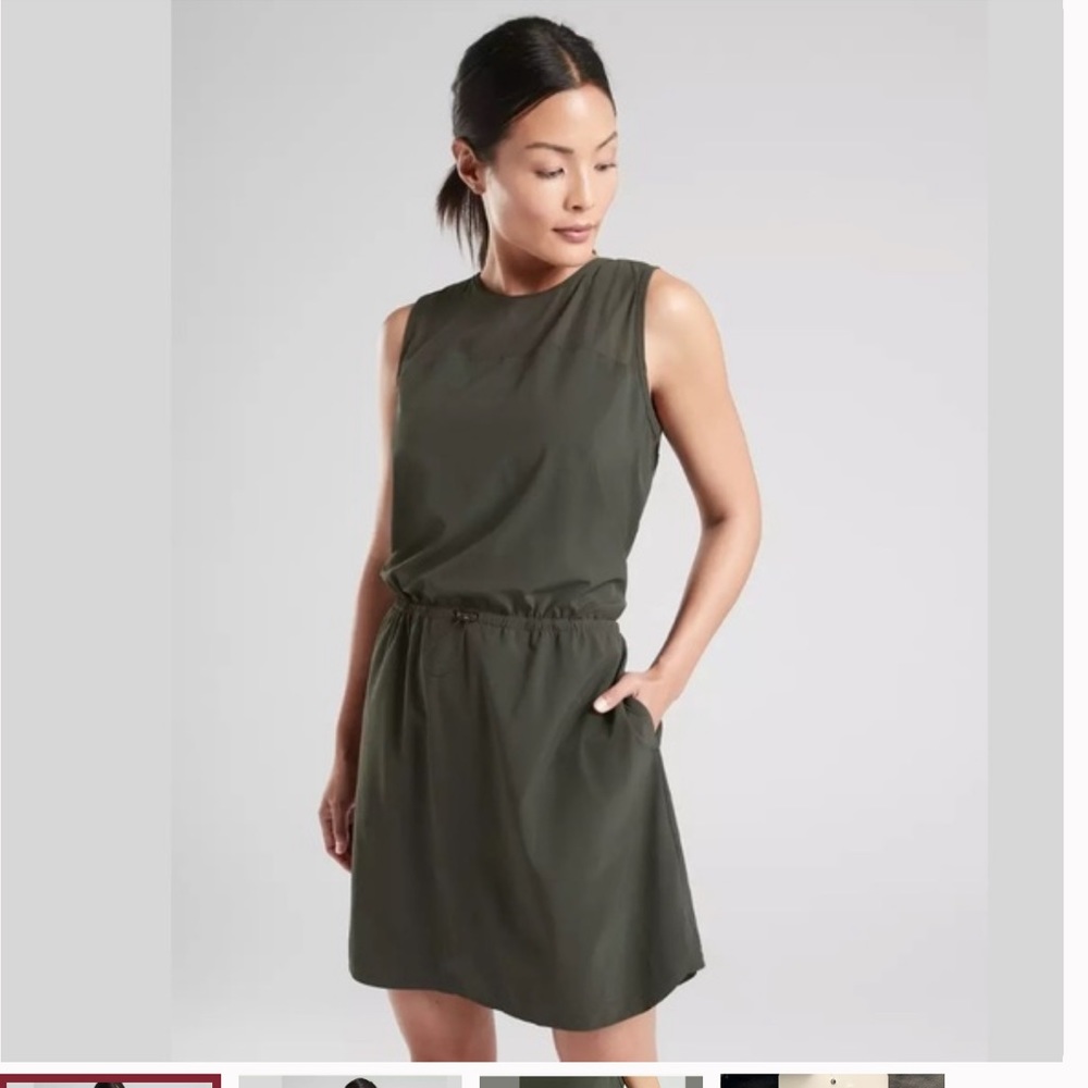 Athleta woman’s black sol dress